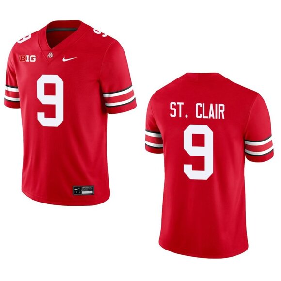 Tavien St. Clair Red Stitched Jersey Vapor Can Choose Mens Youths